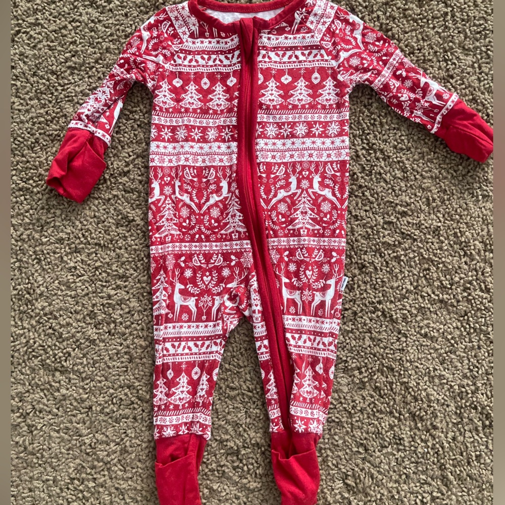 Little Sleepies Holiday Zippy